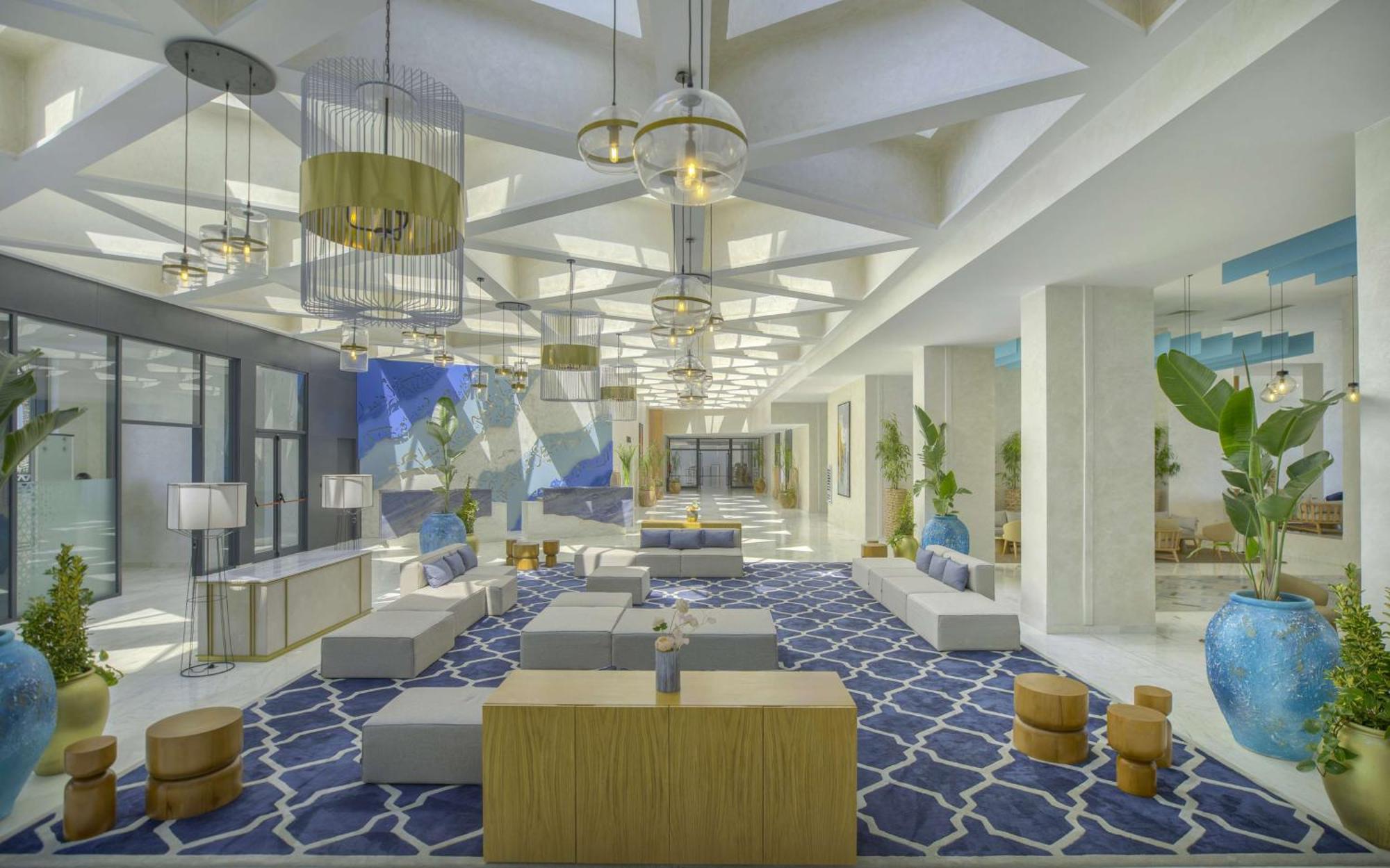 Hilton Skanes Monastir Beach Resort Exterior foto The lobby of the hotel